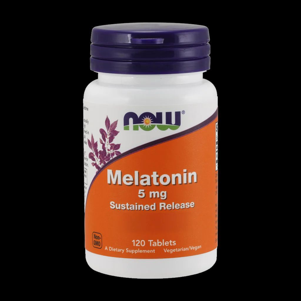 NOW Melatonin Sustained Release 5mg 120 stk