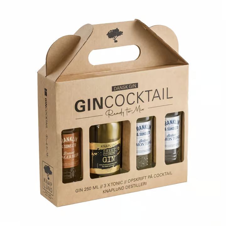Knaplund Ready To Mix Gincocktail Foxy Lady 4 Dele 850 Ml
