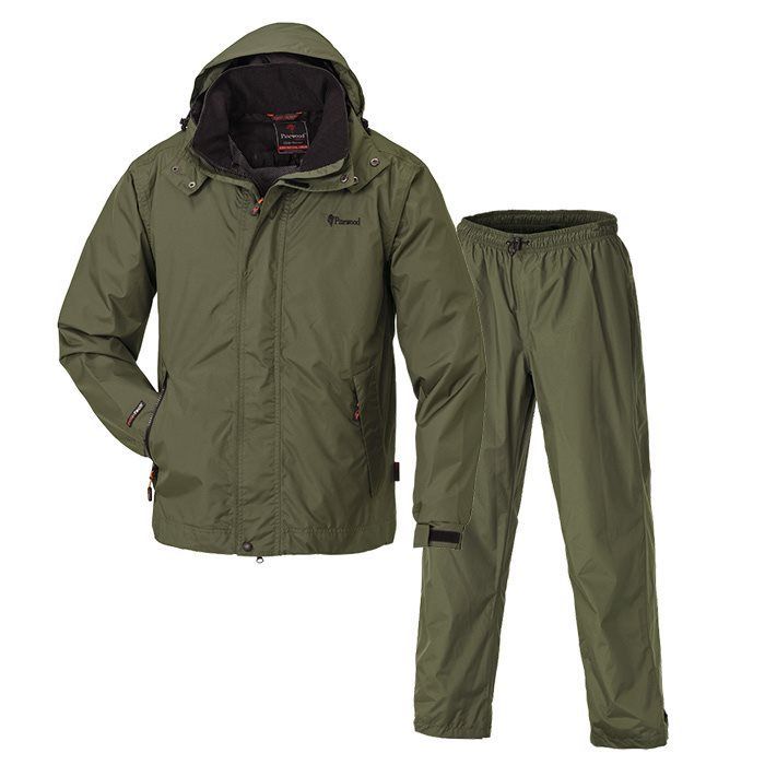 Pinewood Tornado Extreme regnsæt 20.000mm-green-XL - Regntøj, poncho