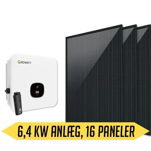 Growatt Solcellepakke 6.4 kWp