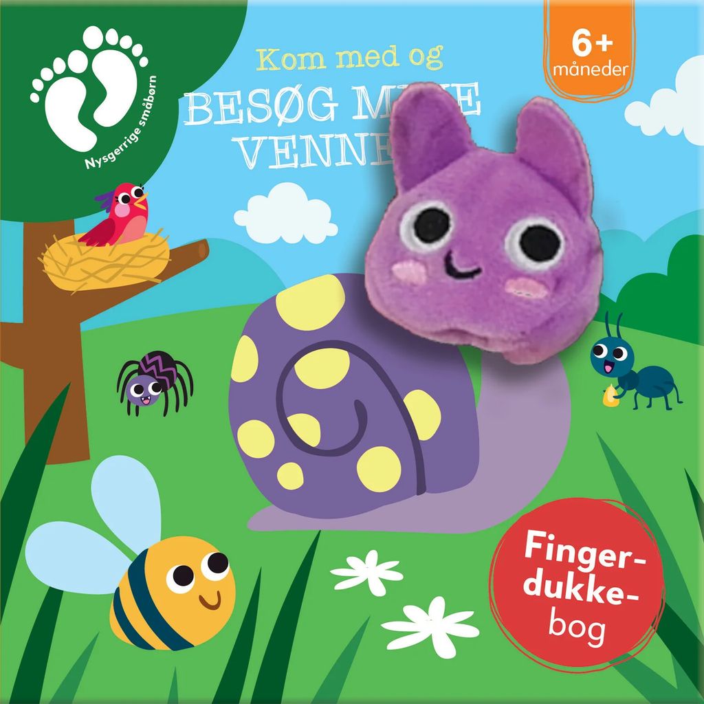 Kom med og besøg mine venner med fingerdukke