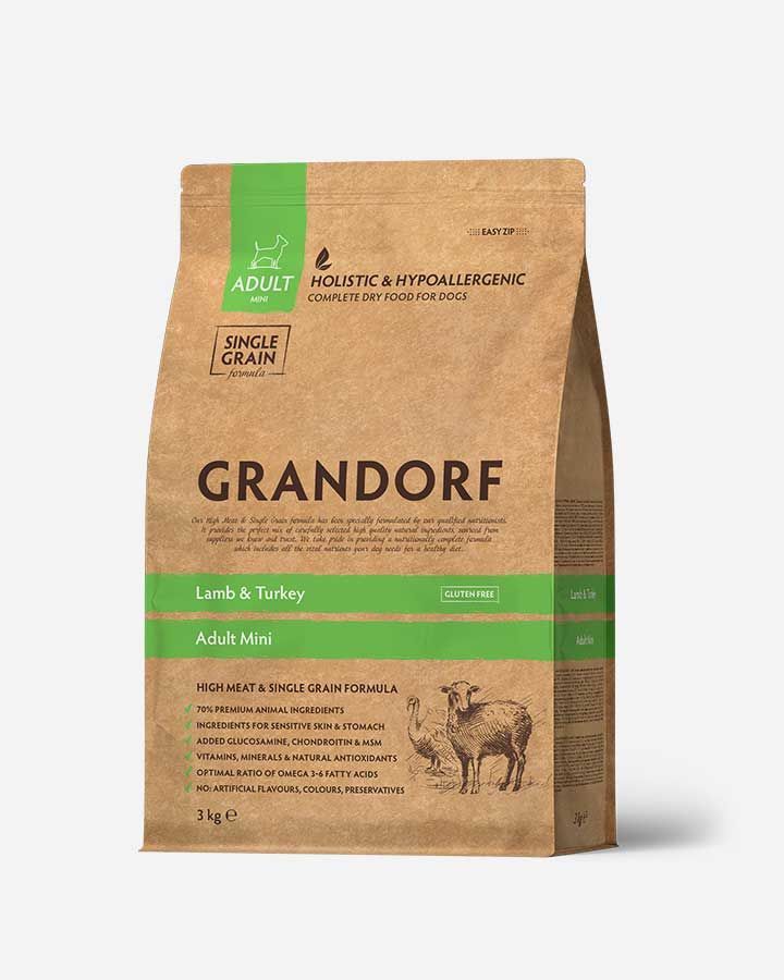 Grandorf Adult Mini Lam Kalkun 3kg