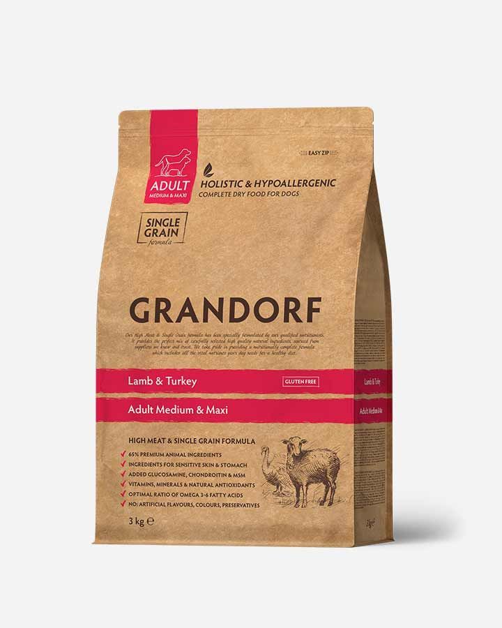 Grandorf Adult Lam og Kalkun 3kg