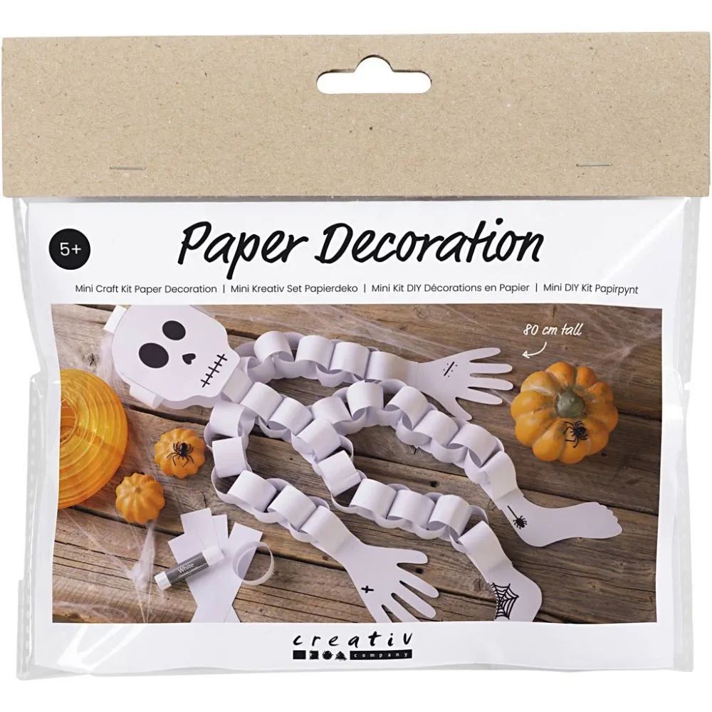 Creativ Company Mini DIY Kit Papirpynt, Skelet 18x17 - Diy Kit hos Magasin