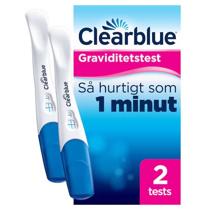 clearblue graviditetstest hurtig påvisning – 2 stk