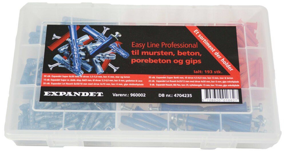 Expandet easy line pro sortimentæske