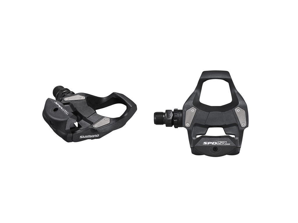 shimano - pedaler pd-rs500 spd-sl - sort - inklusive klamper