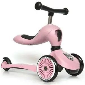 scoot and ride - highway kick 1 - scooter / løbehjul - rose - pink