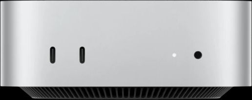 apple mac mini 2024 m4 pc, 256gb, sølv