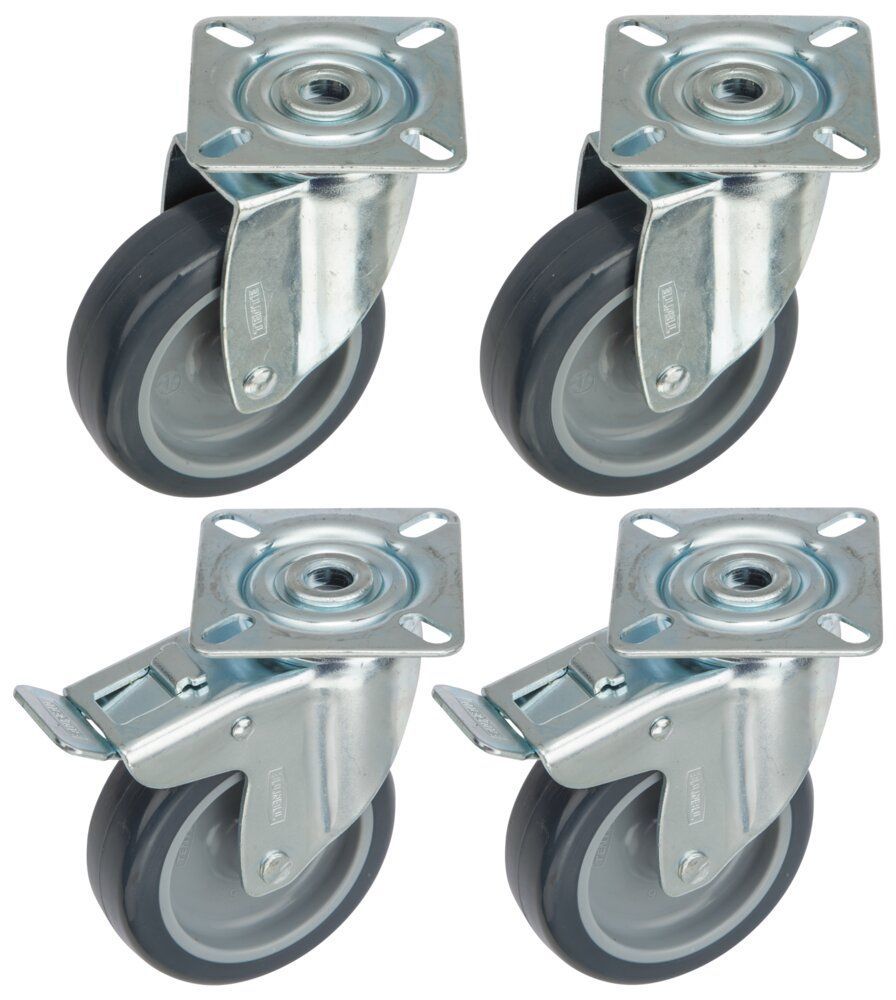 Tente Transporthjul 75 Mm 4-pack