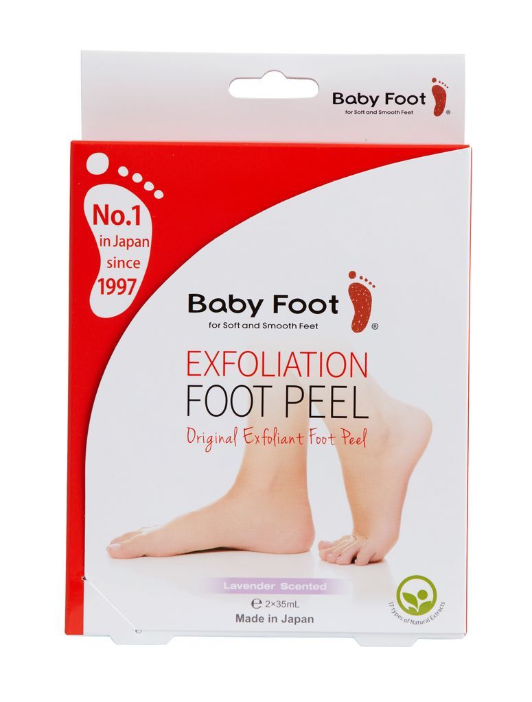 baby foot exfoliation foot peel