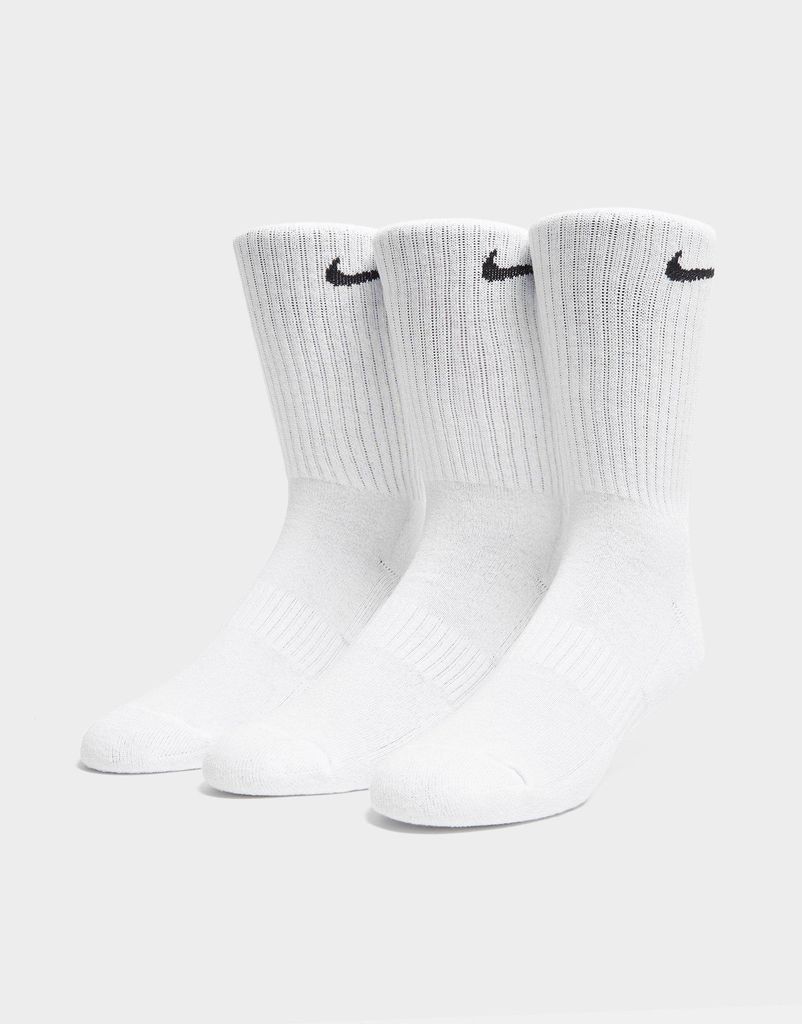 nike 3 pack cushioned crew sokker herre