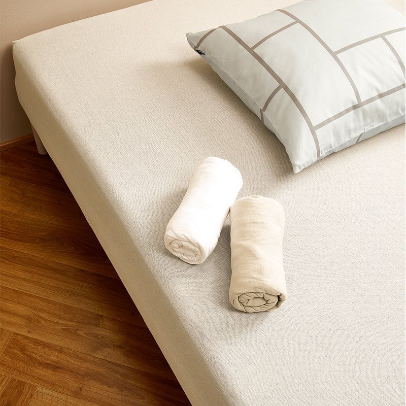 Nordisk Tekstil jersey boxlagen grå 180x200x30 cm