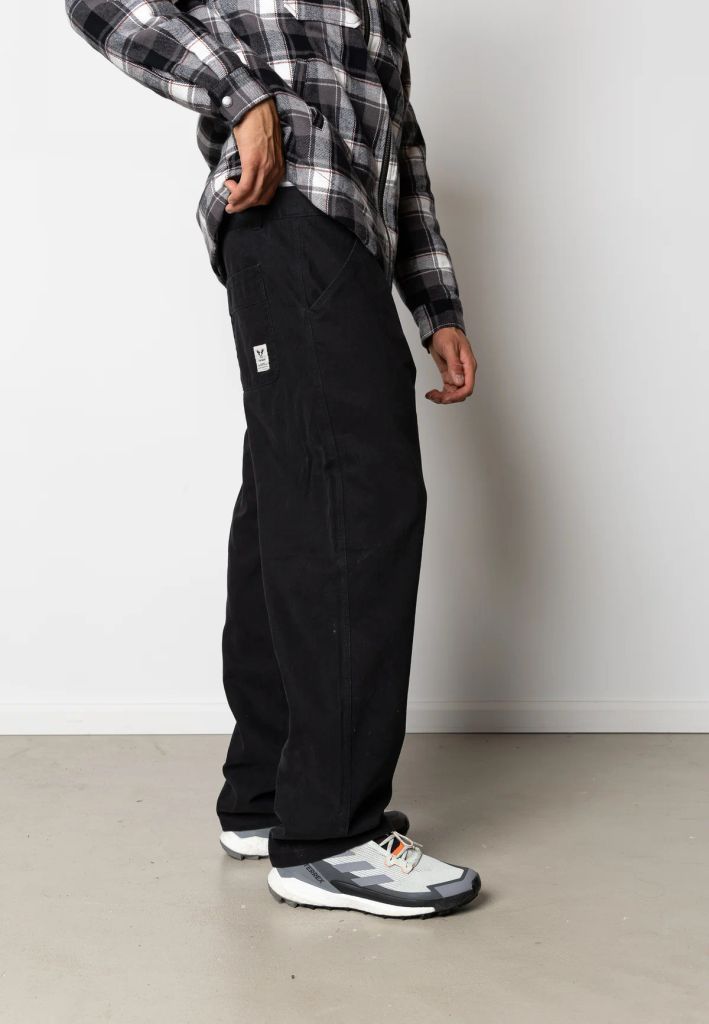 DERECK CANVAS PANTS - Black