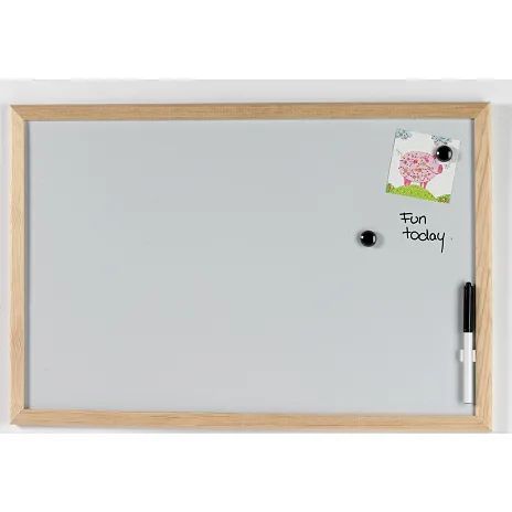 naga whiteboard tavle magnetisk 40x60 cm med træramme