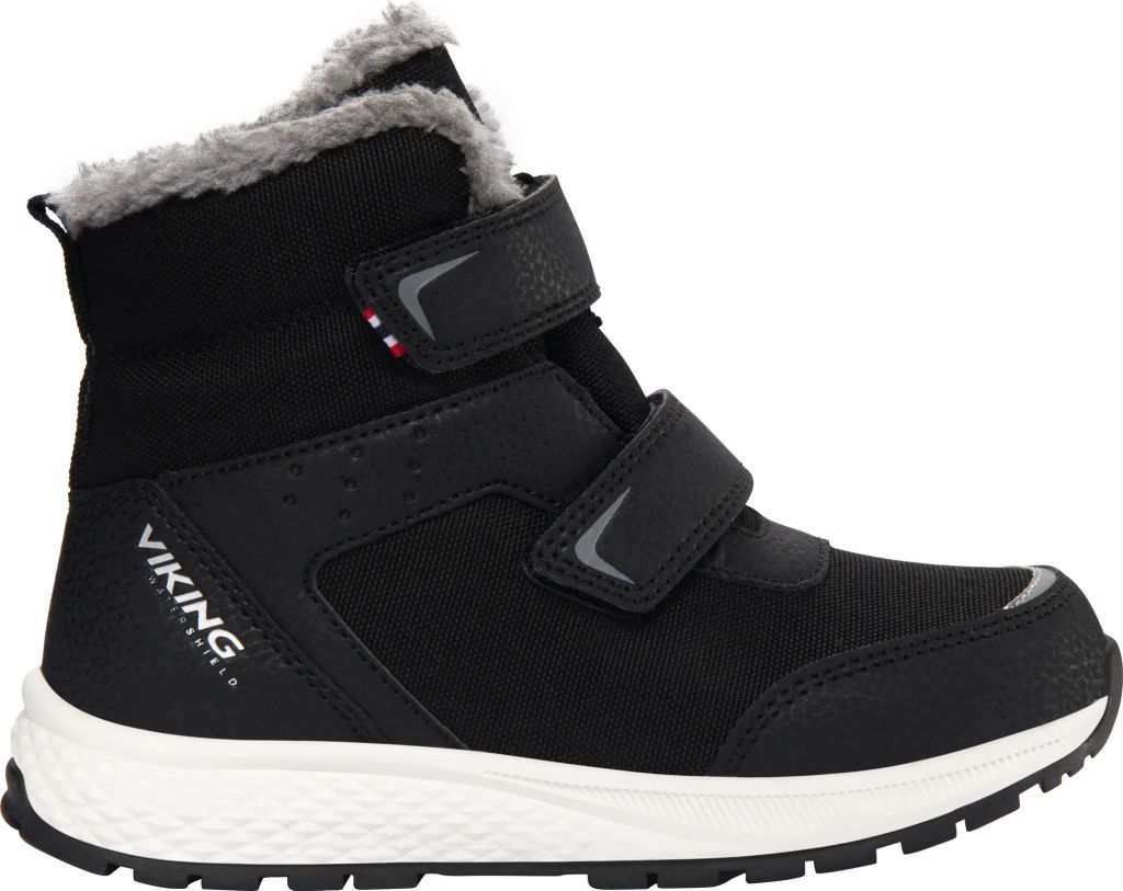 viking equip warm wp 2v vinterkängor, svart/grå