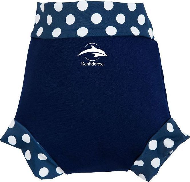 Konfidence Blebadebukser Nappy E-flex - Navy Polka