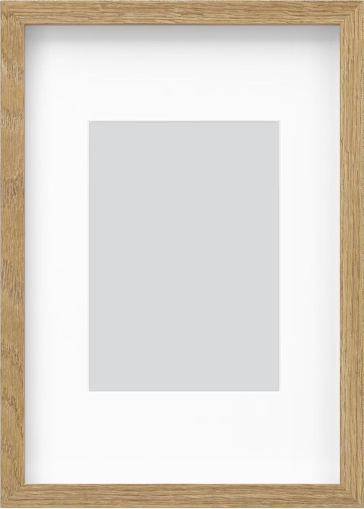 rödalm ram, valnötsmönstrad, 21x30 cm