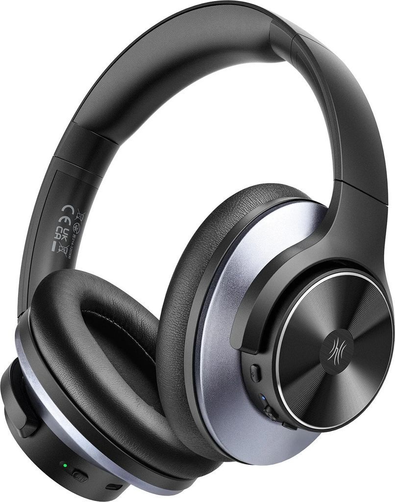 oneodio a series - bluetooth 5.0 active noise cancelling wireless headphones - built-in microphone, type c charging & carry case - extended 2 year warranty included