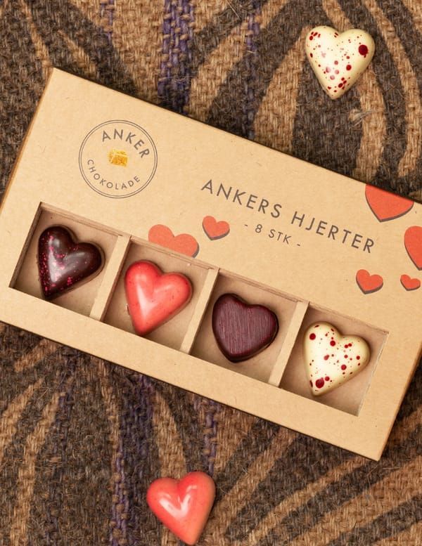 Chokolade Ankers Hjerter Schokolade Ankers