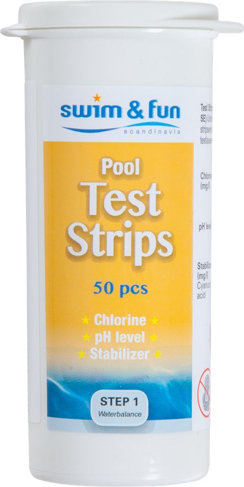 Swim & Fun Teststrips til pool 50-pak