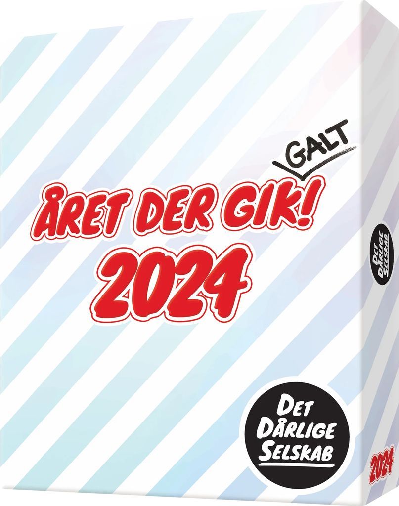 Det Dårlige Selskab: Året der gik Galt 2024 Selskabsspil (Dansk) - 15+år