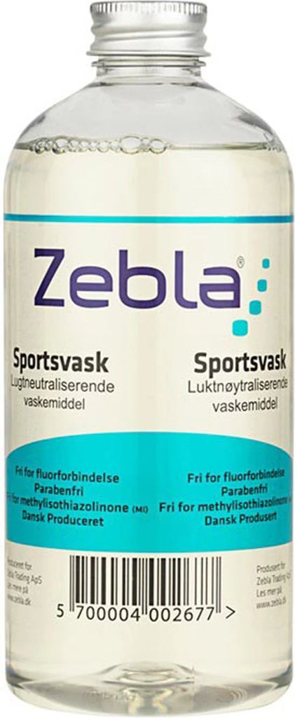 Zebla Sportsvask 1000 Ml Unisex 1000ml Gennemsigtig