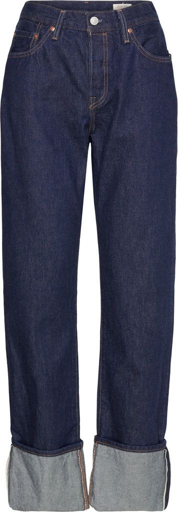 Only ONLJuicy Loosefit Jeans Dark Blue Denim