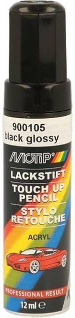 Motip lakstift blank sort - 12 ml