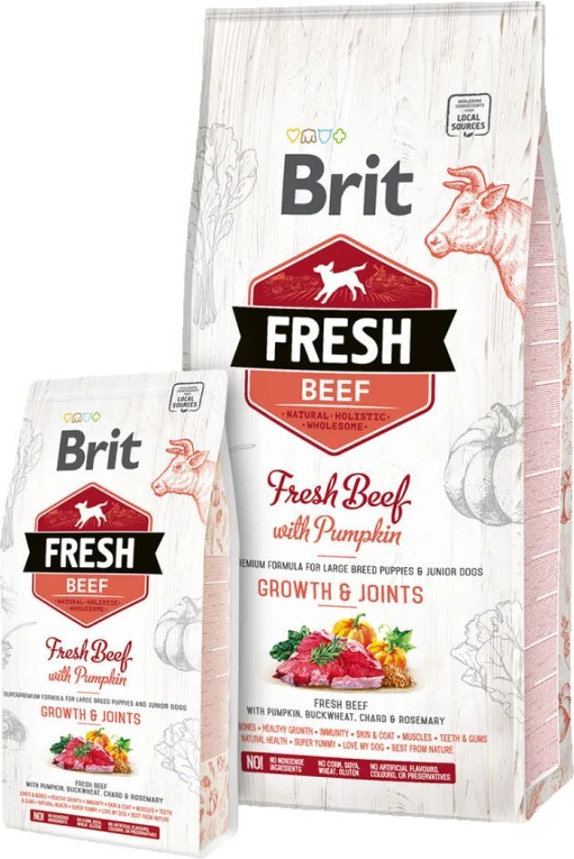 Brit Fresh Puppy Tørfoder, Okse & Græskar