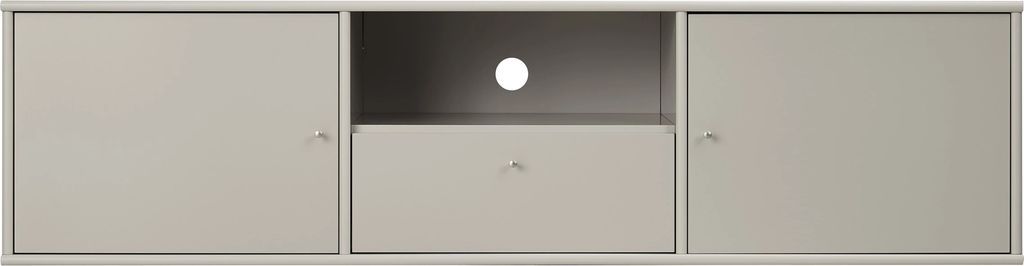 Mistral Modul 232 AV Skab Med Låger Og Skuffe Snow White TV-bord