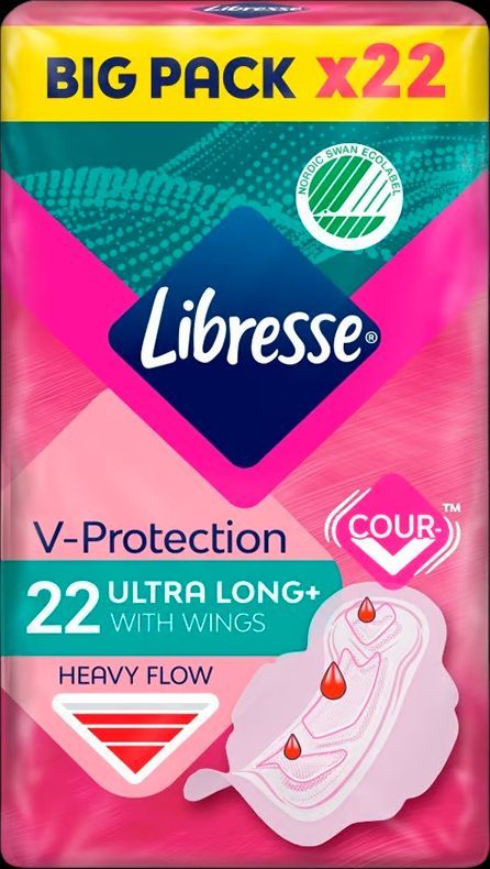 libresse ultra normal wing duo (26 stk)