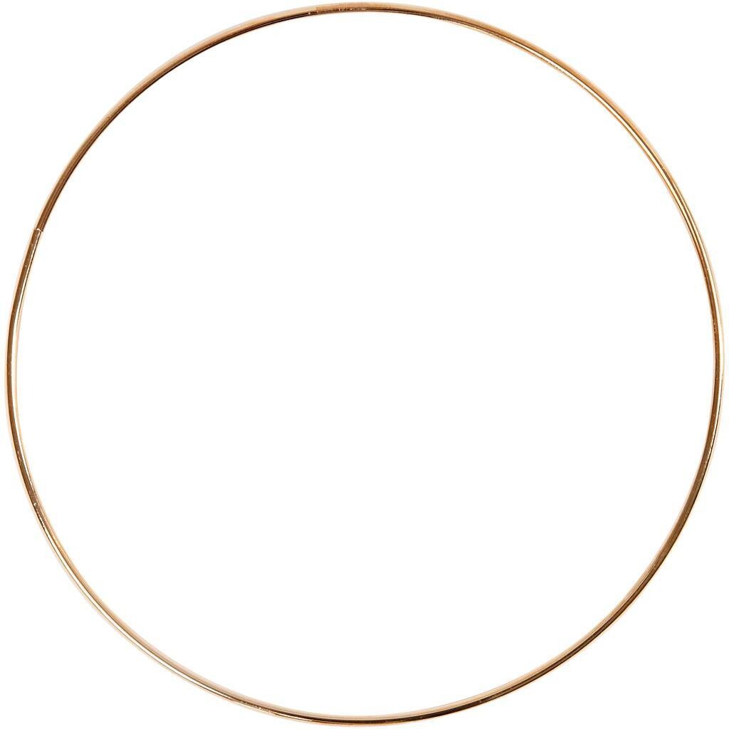 HobbyArts Metalring, Guld, 7-30 cm, 1 stk