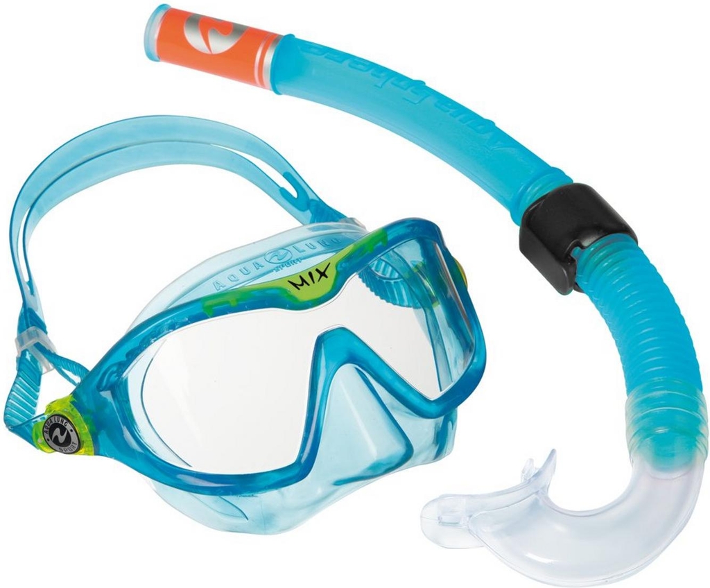 Aqualung Combo Mix Snorkelsæt Til Børn,Blå/Orange