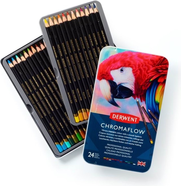 Derwent Chromaflow pencil 36 stk. i tinæske