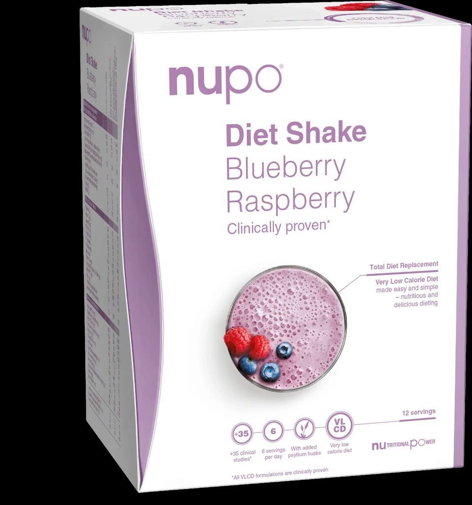 nupo diet shake blueberry raspberry (960 g)