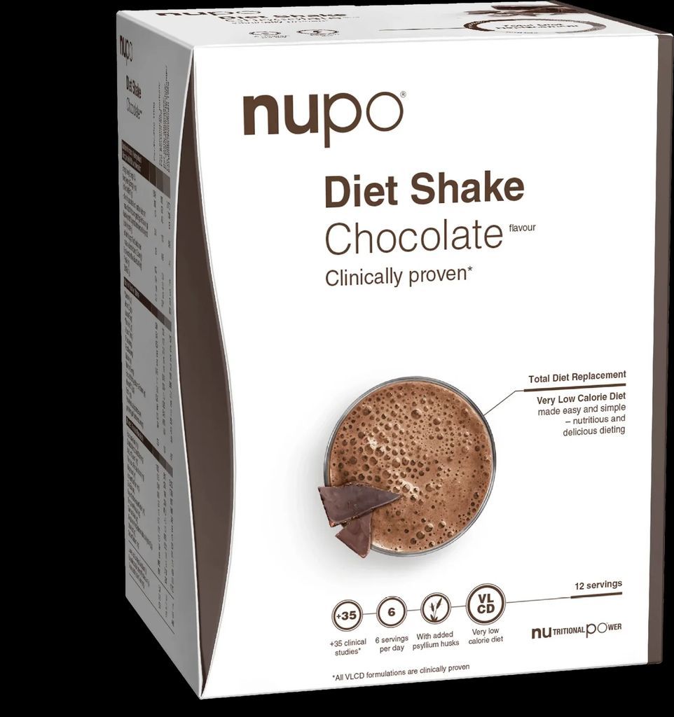 nupo diet shake chocolate (384g)
