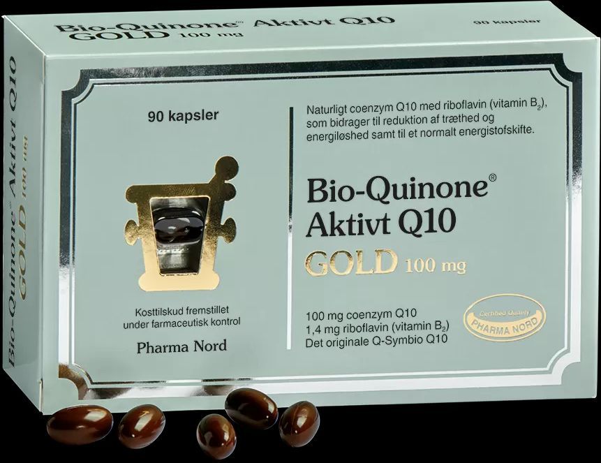 pharma nord bio-quinone q10 gold 100 mg (90 kapsler)