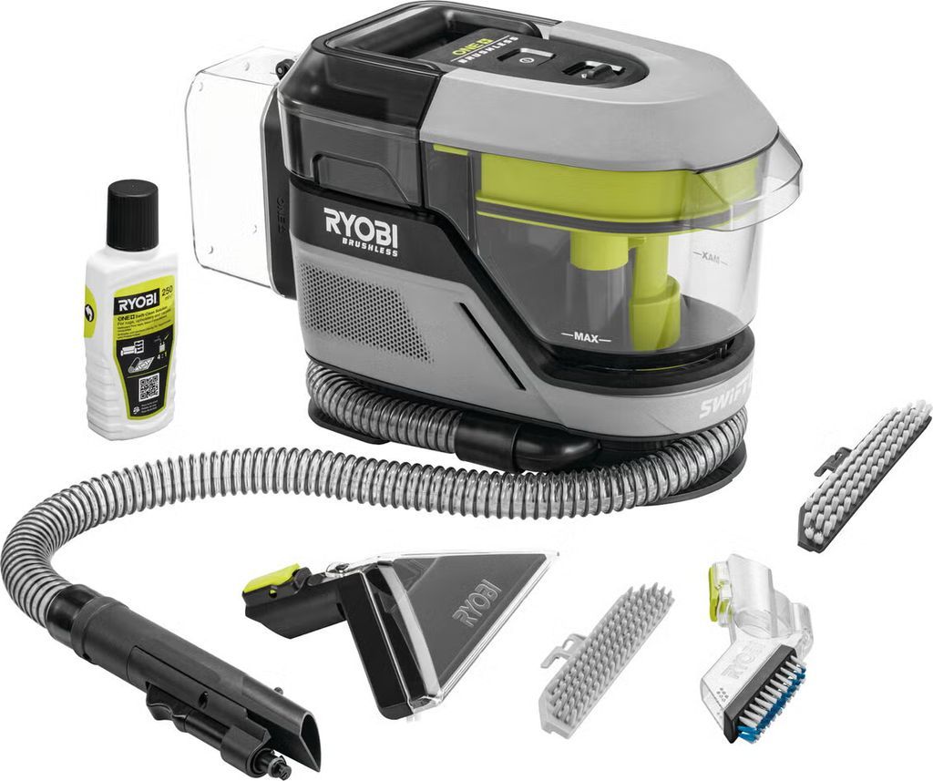 Ryobi Swift Clean textiltvätt 18V One+, RDC18BL-0