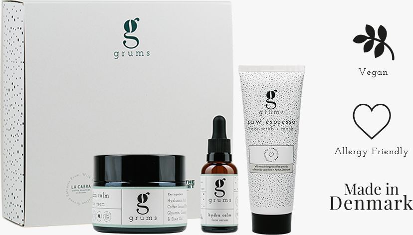 Grums The Facial Box Face Scrub + Face Cream + Face Serum