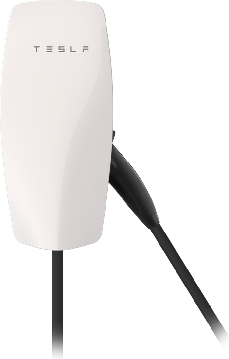 Tesla Wall Connector 22kW 1-faset, 3-faset 7.3m