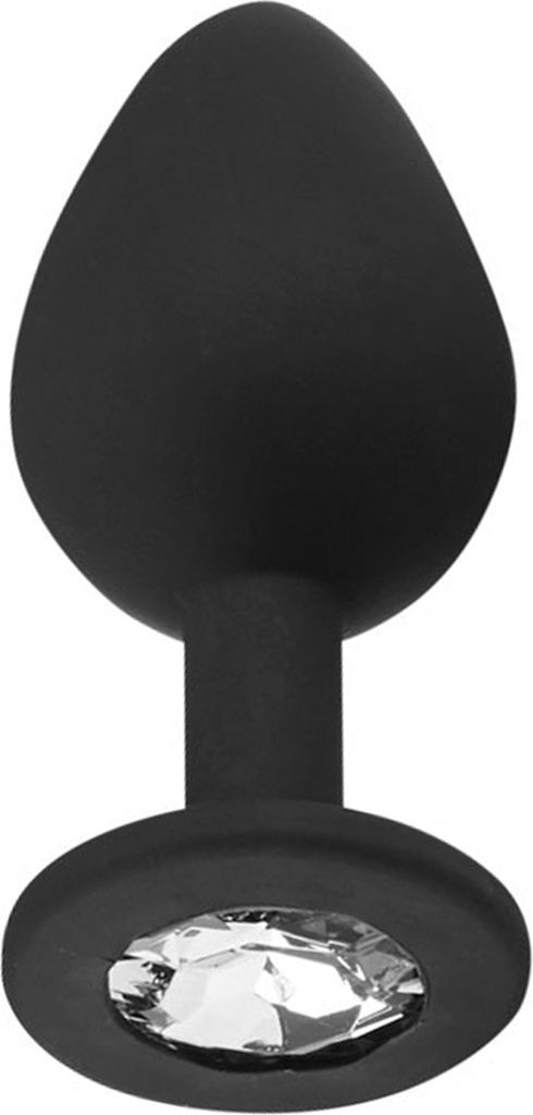 Sinful Jewel Silikone Butt Plug Small Black