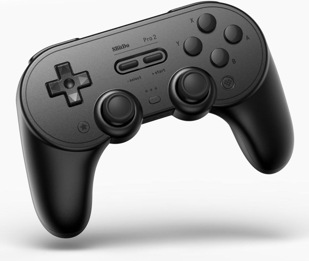 8Bitdo Pro 2 Bluetooth Hall Edition Håndkontrol Sort