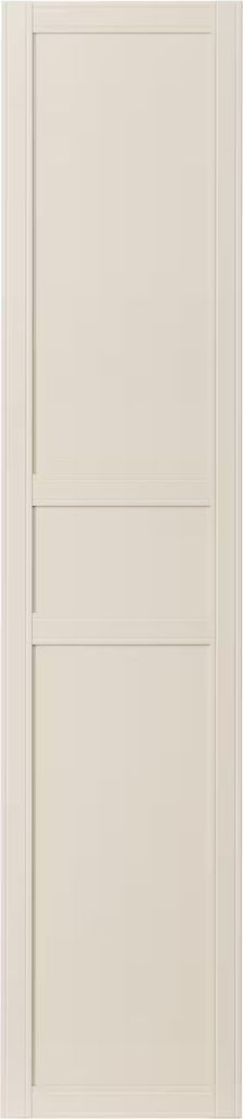 flisberget dörr, ljusbeige, 50x195 cm