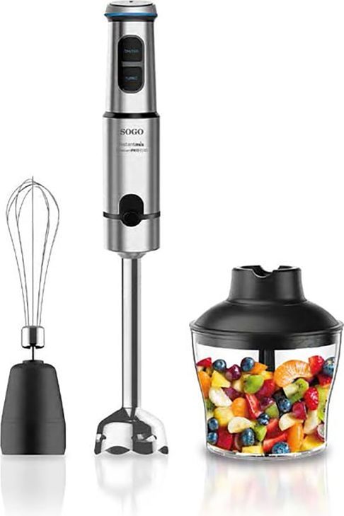 Sogo Stavblender - 1500 Watt - 2 hastigheder - Sølvfarvet