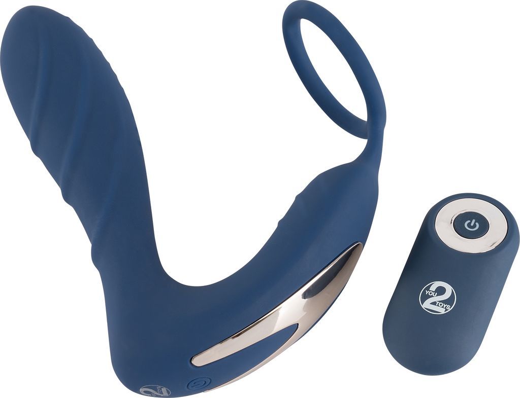 Vibrerende prostata plug med penisring