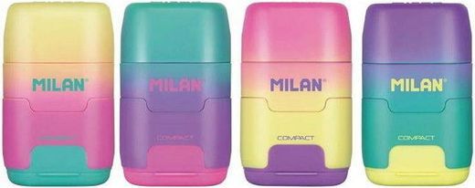 MiLAN Dobbeltblyantspidser Milan Compact m. viskelæder – pris pr. stk. sælges assorteret