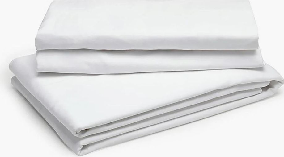 Satin Kuvertlagen (Hvid) 140x200 cm.