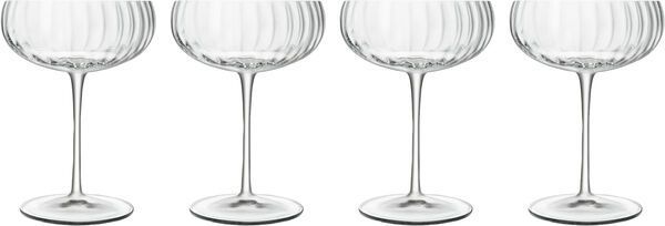 Luigi Bormioli -  Optica Champagneskål Dia 10,7 x 14,8 cm 30 cl 4 stk. Klar