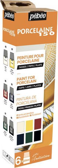 Pebeo Porcelaine 150 chalk 6x20ml